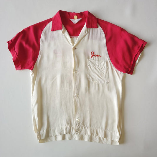 60s XS Rayon Bowling Shirt