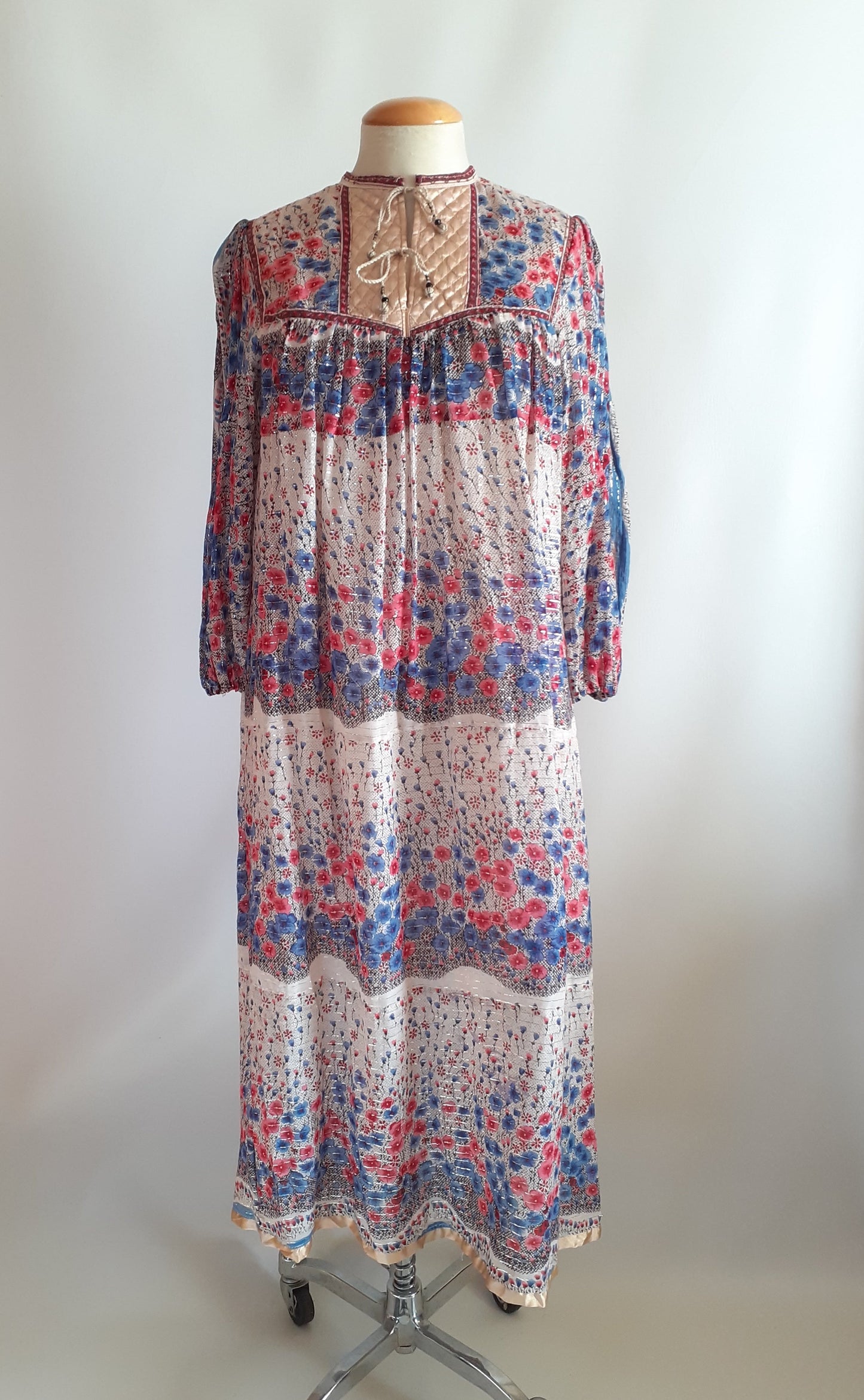 1970s Indian Gauze Dress