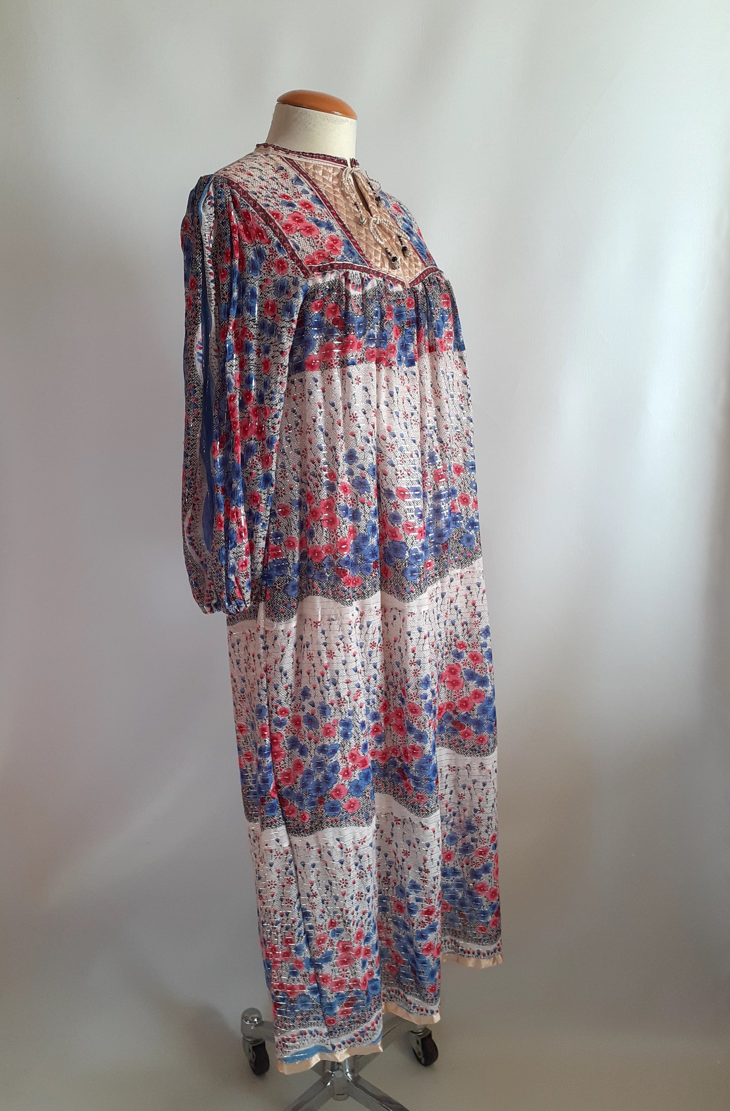 1970s Indian Gauze Dress