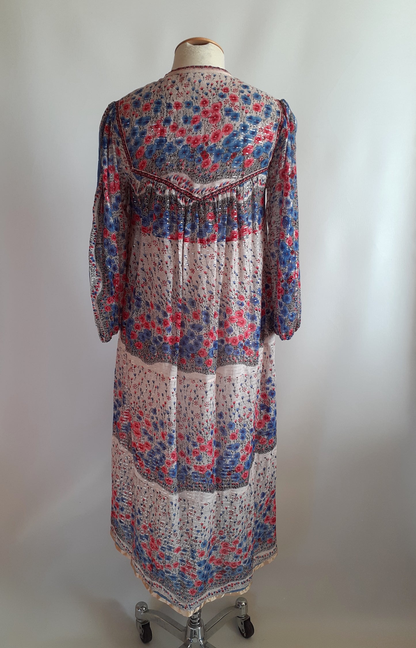 1970s Indian Gauze Dress