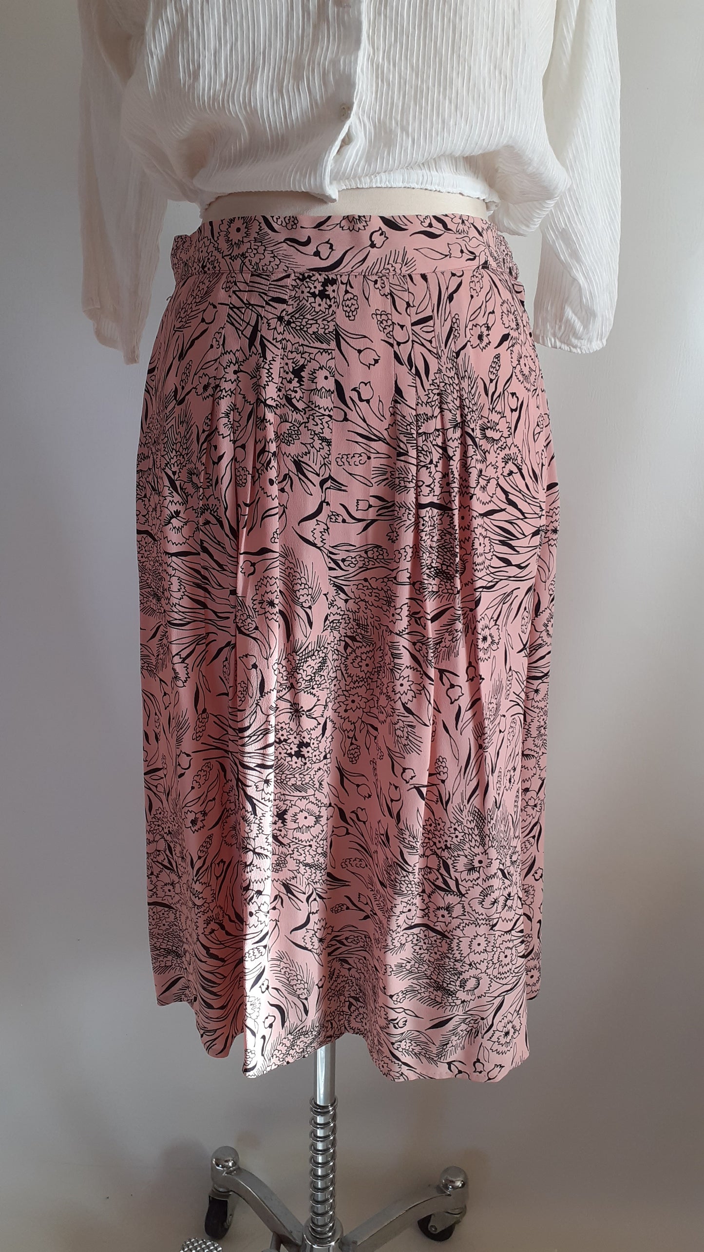 1940s Rayon Skirt