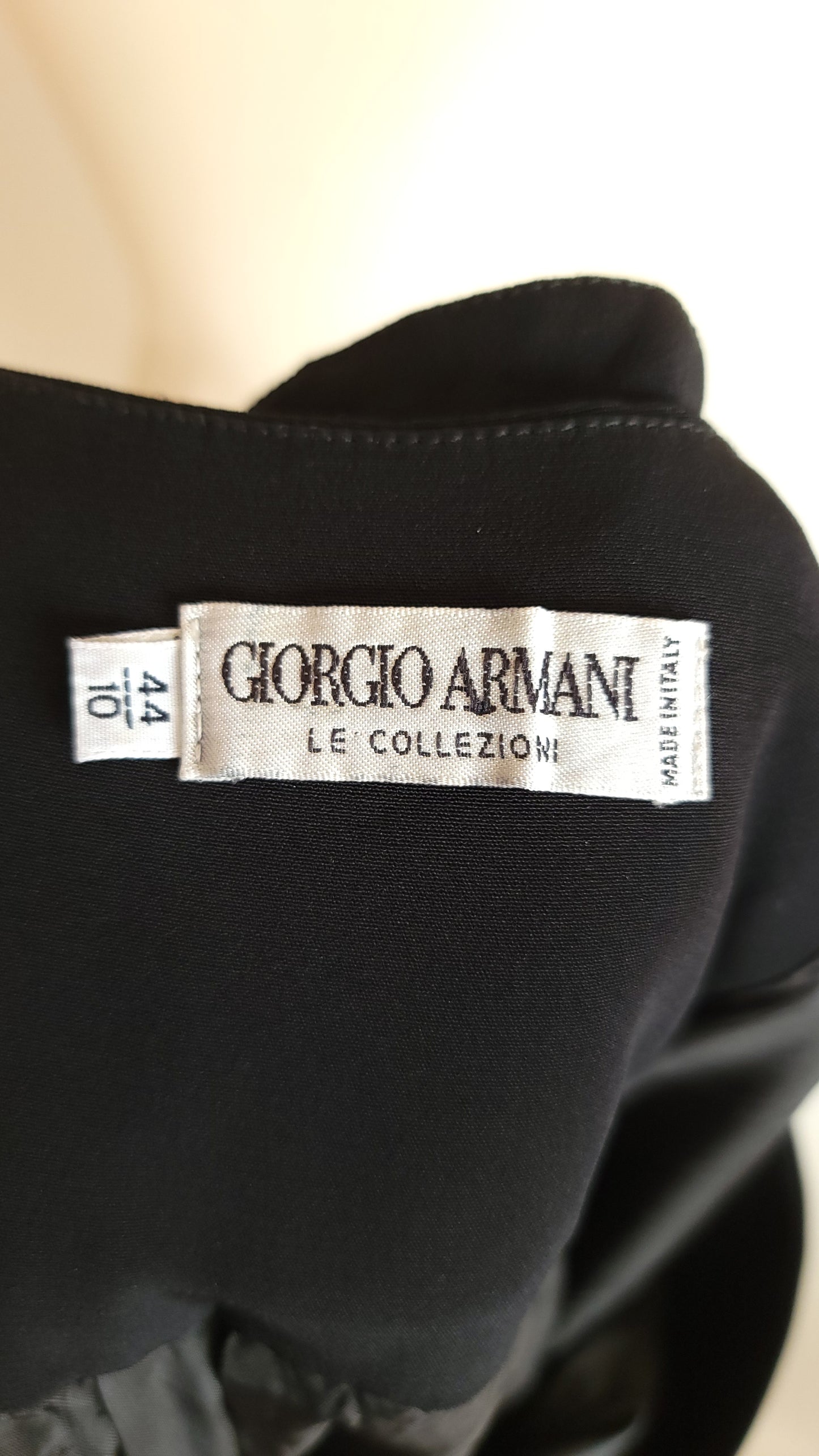 Giorgio Armani Black Evening Dress