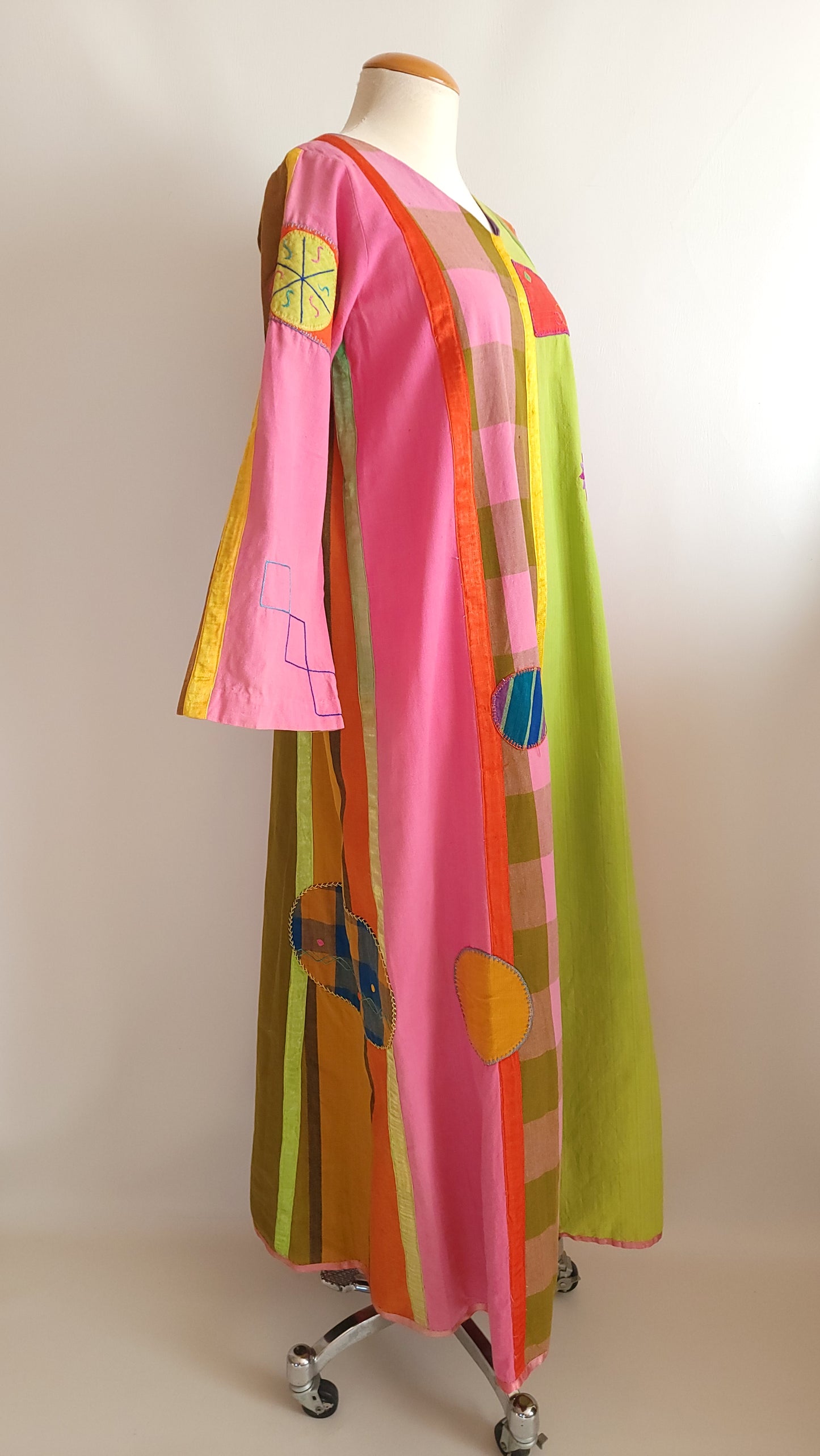 1960s Josefa Ibarra Colouful Dress