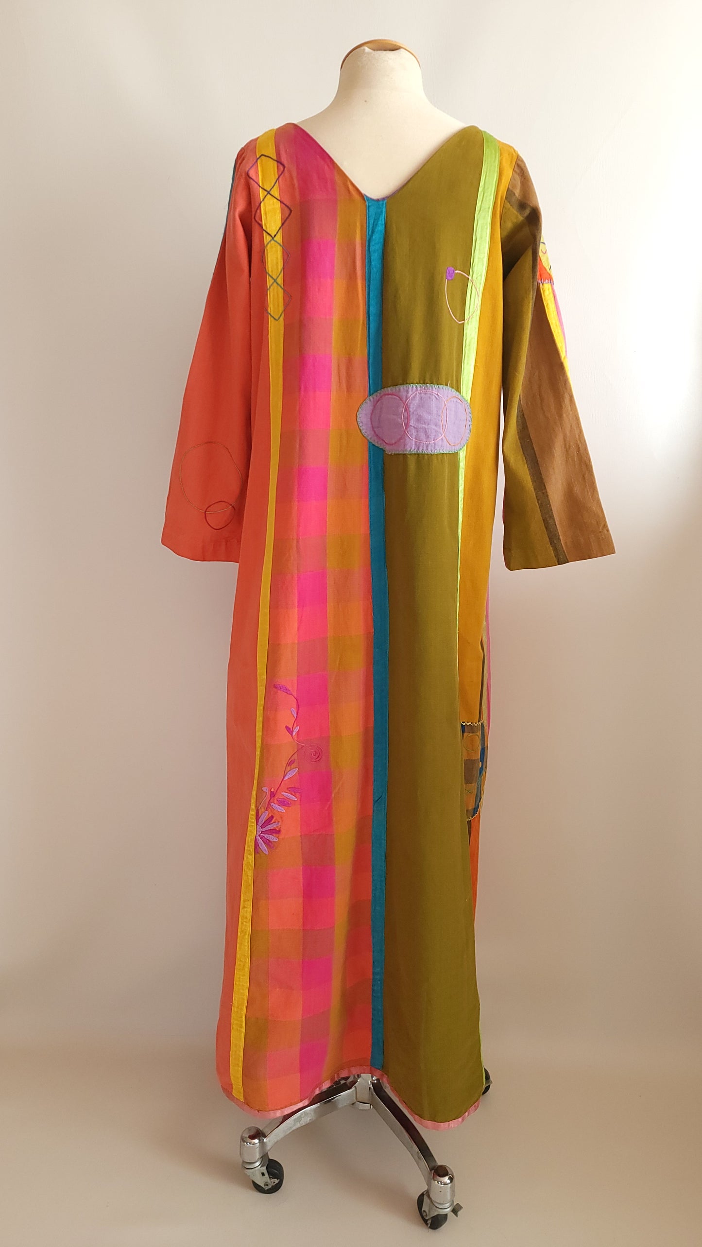 1960s Josefa Ibarra Colouful Dress