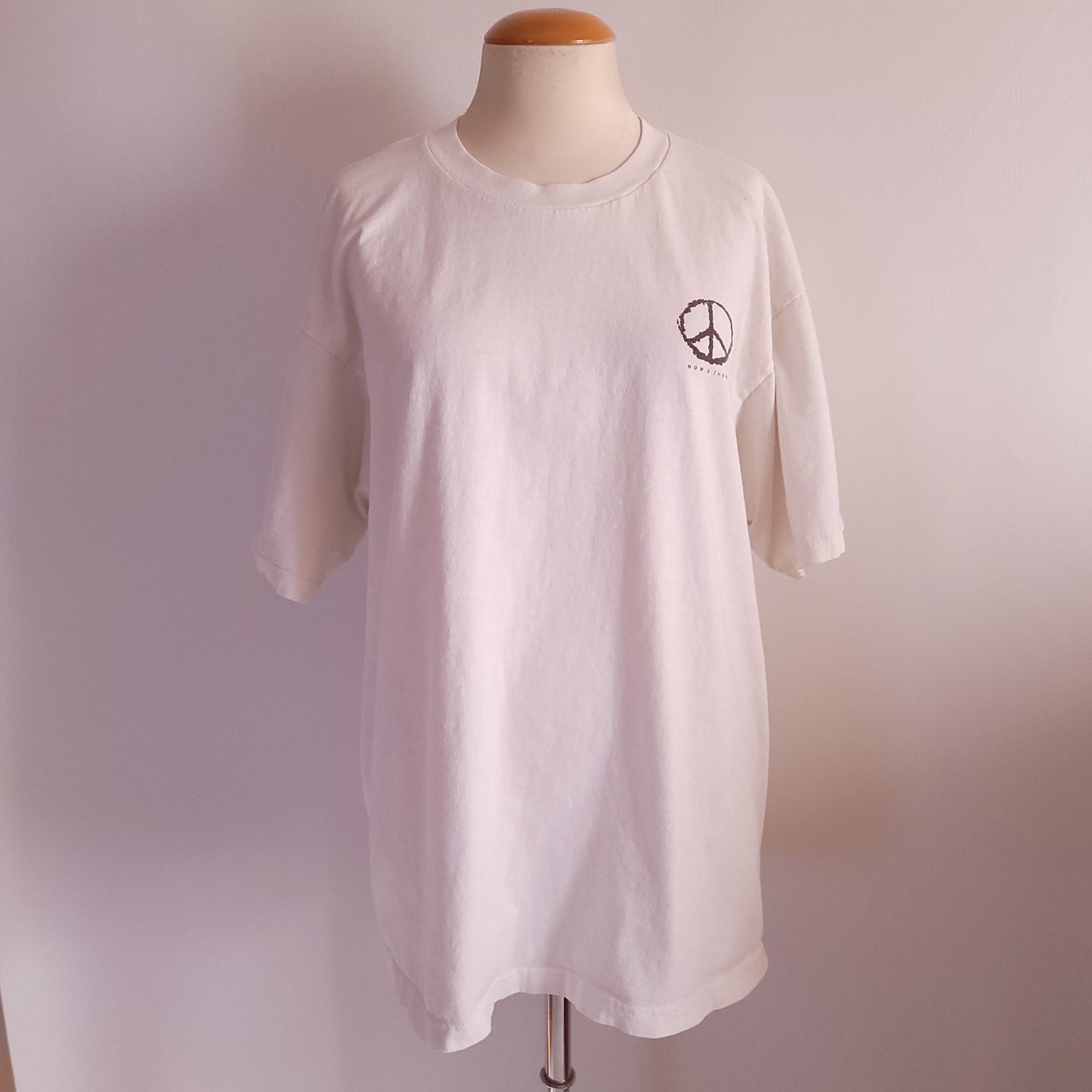 90s 'Peace' Shirt XL