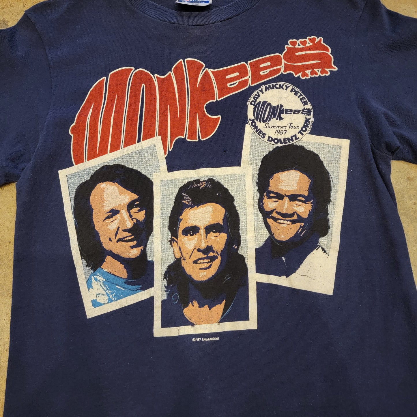 1987 Monkees Summer Tour T-shirt