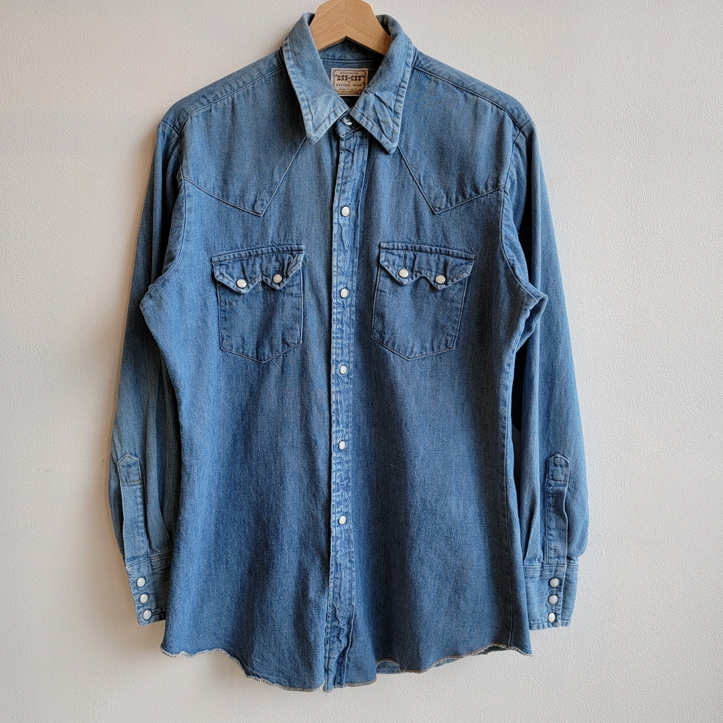 1970s Washington Dee-Cee Denim Western Shirt