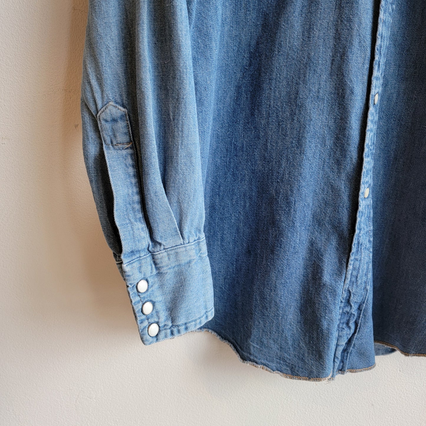 1970s Washington Dee-Cee Denim Western Shirt