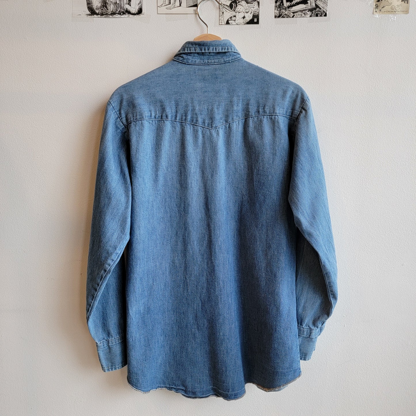 1970s Washington Dee-Cee Denim Western Shirt