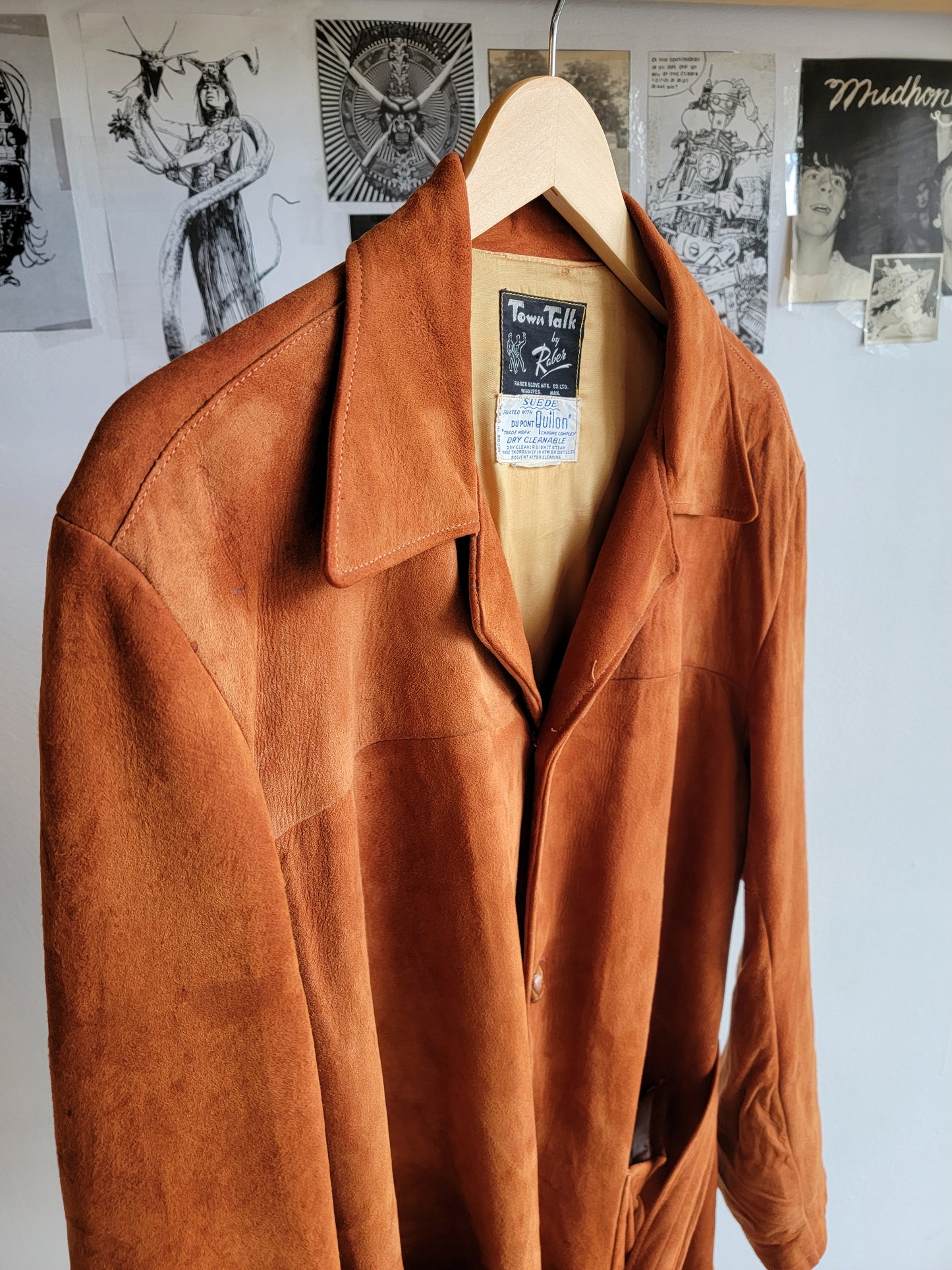 1950s Suede Jacket - Large