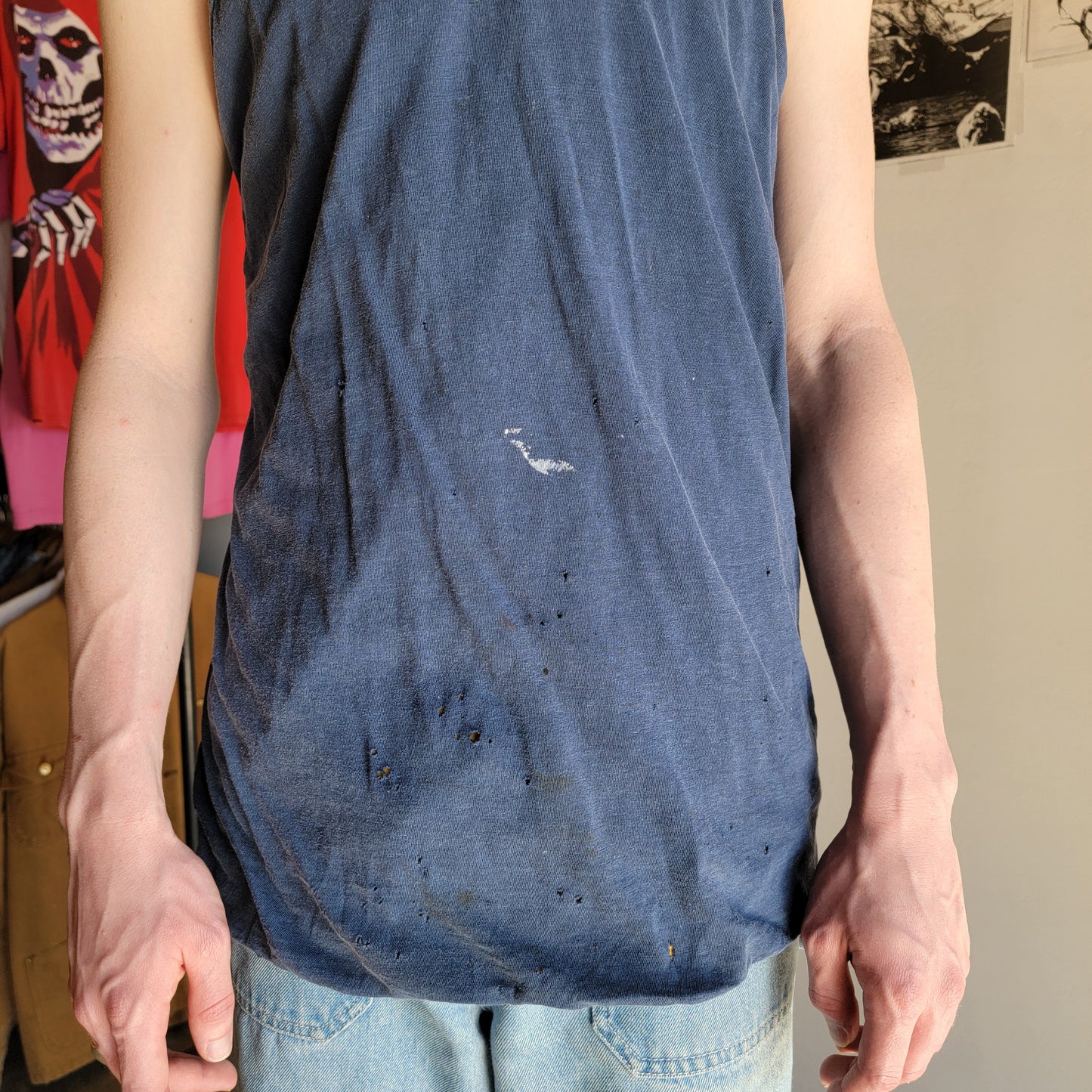 70s Distressed Champion Reversible Tank - M-L