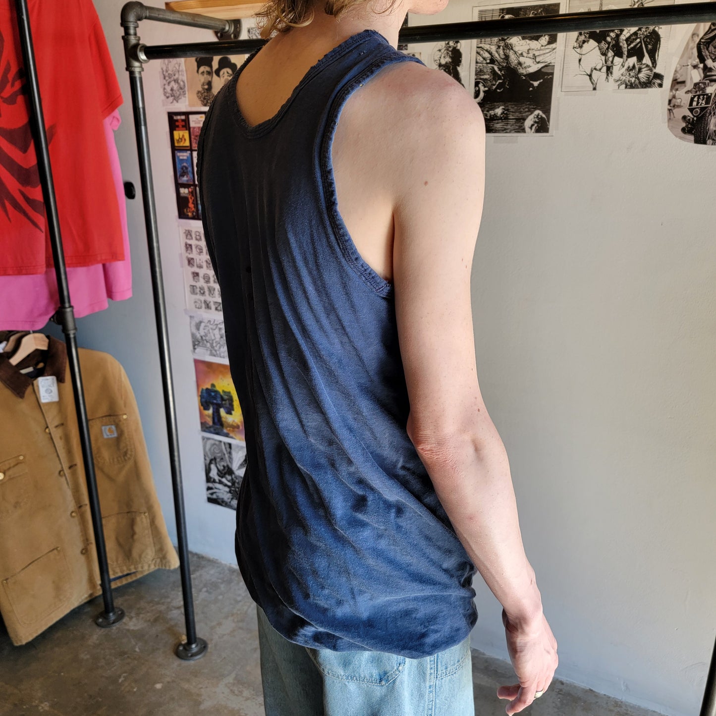 70s Distressed Champion Reversible Tank - M-L