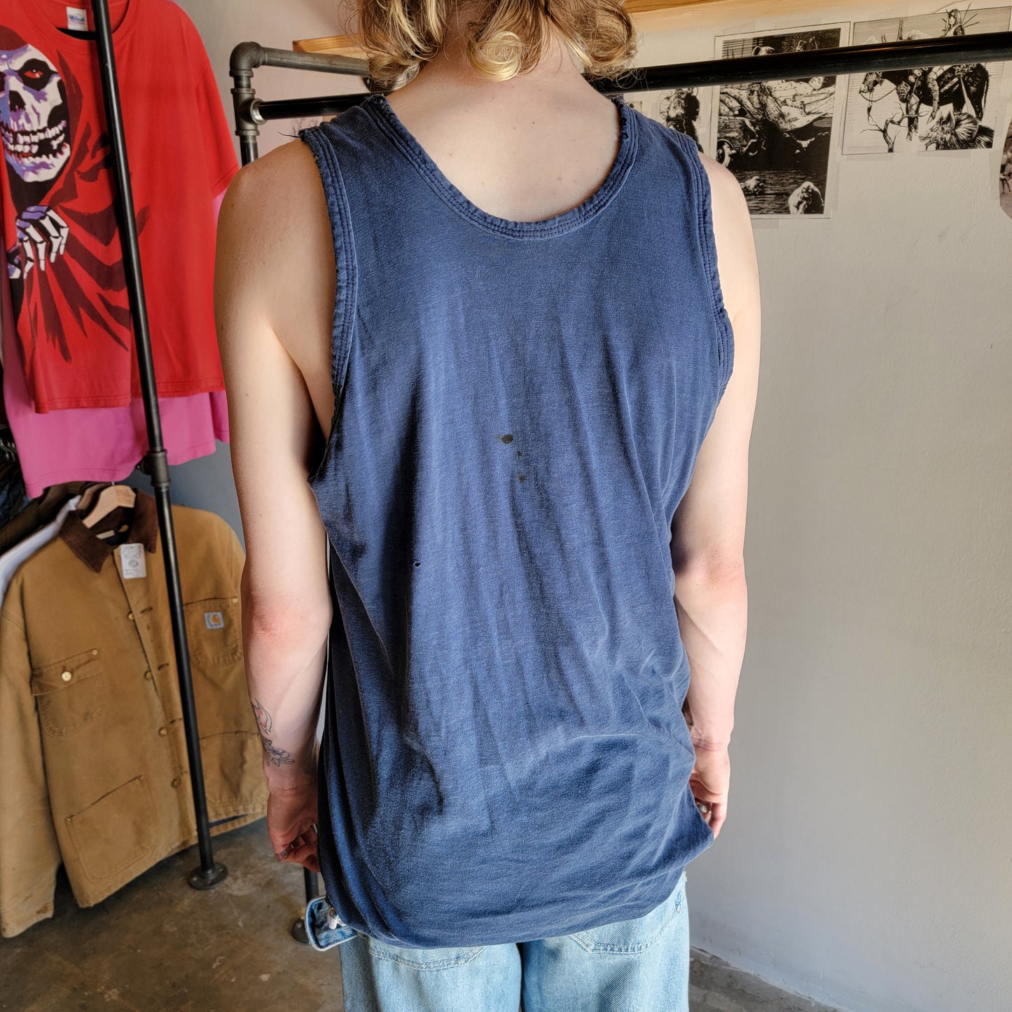 70s Distressed Champion Reversible Tank - M-L