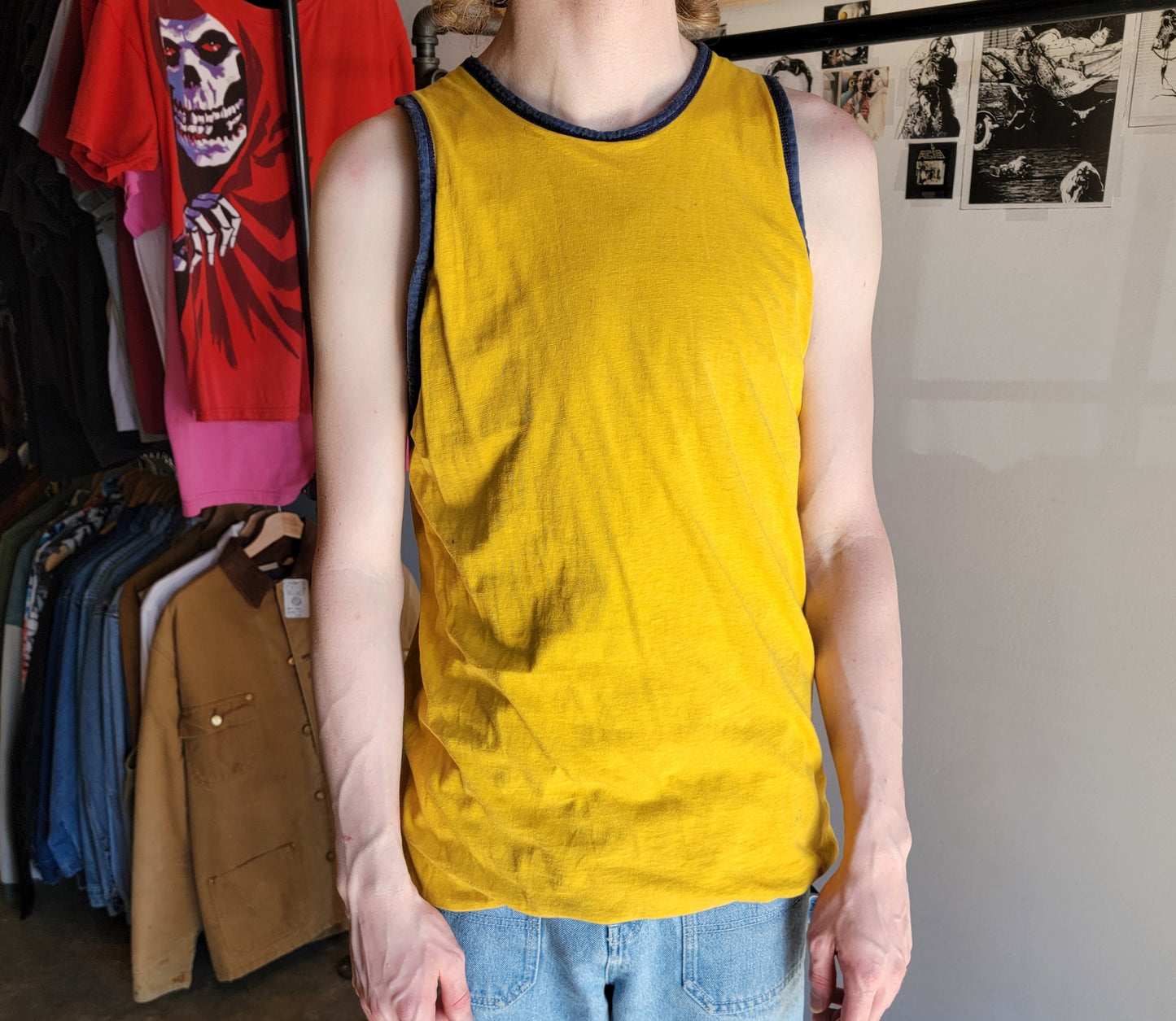 70s Distressed Champion Reversible Tank - M-L