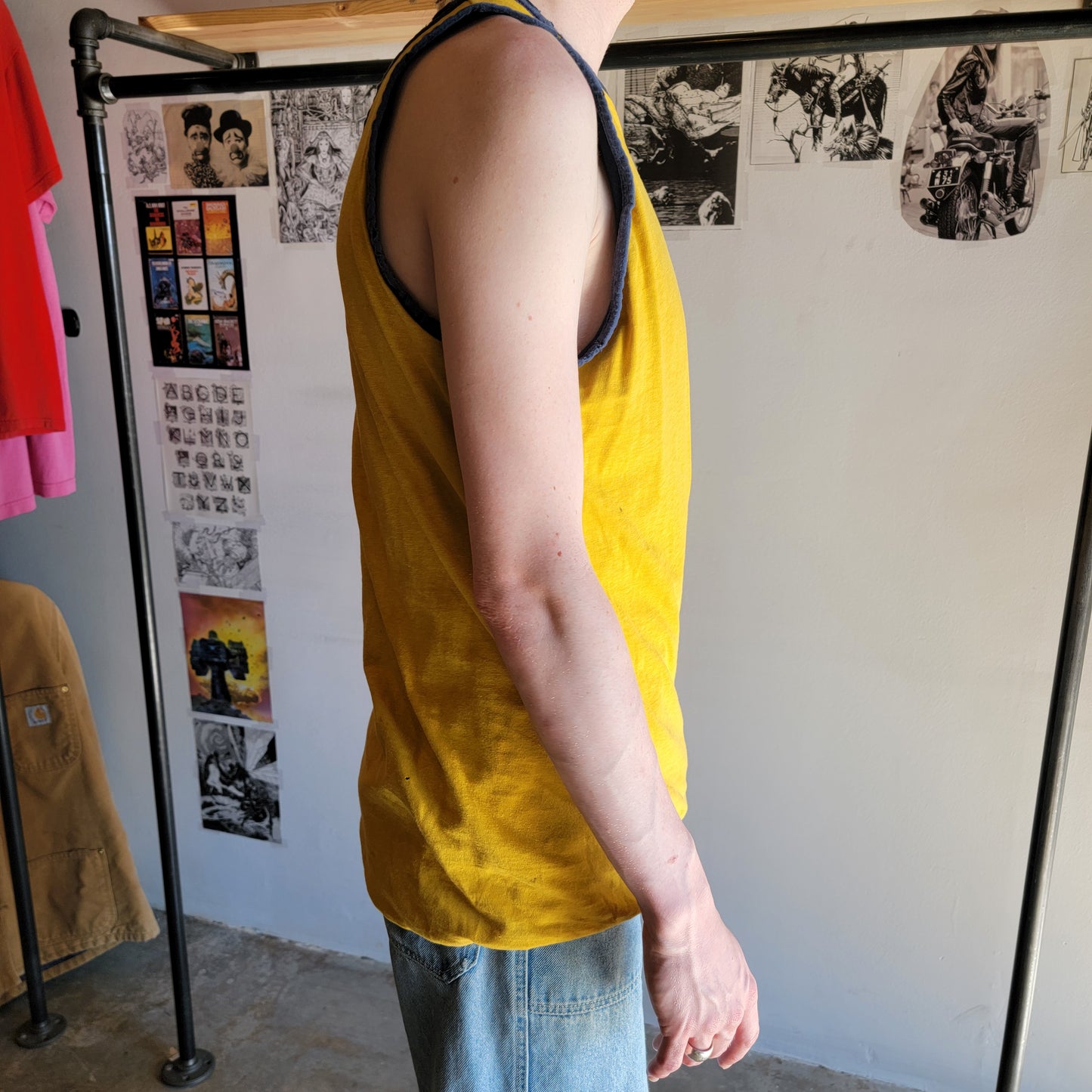 70s Distressed Champion Reversible Tank - M-L