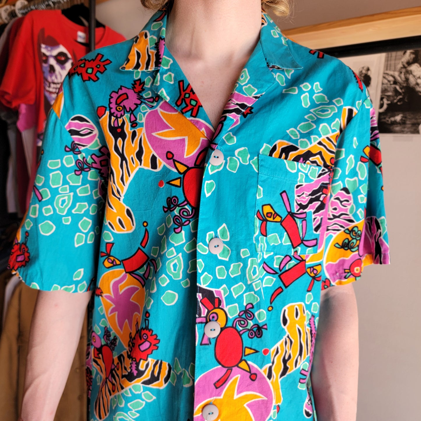 80s Beach Boys Brand Hawaiian Shirt - Medium