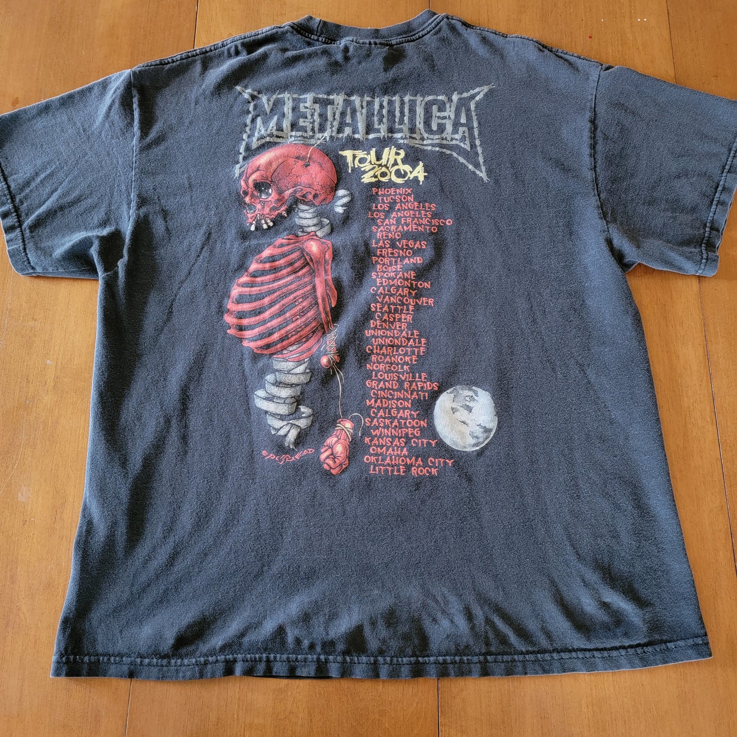 2004 Metallica Madly in Anger Tour Shirt - XL