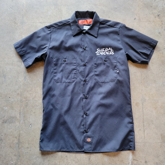 Vintage 90s Suicidal Tendencies Dickies Work Shirt Size Small