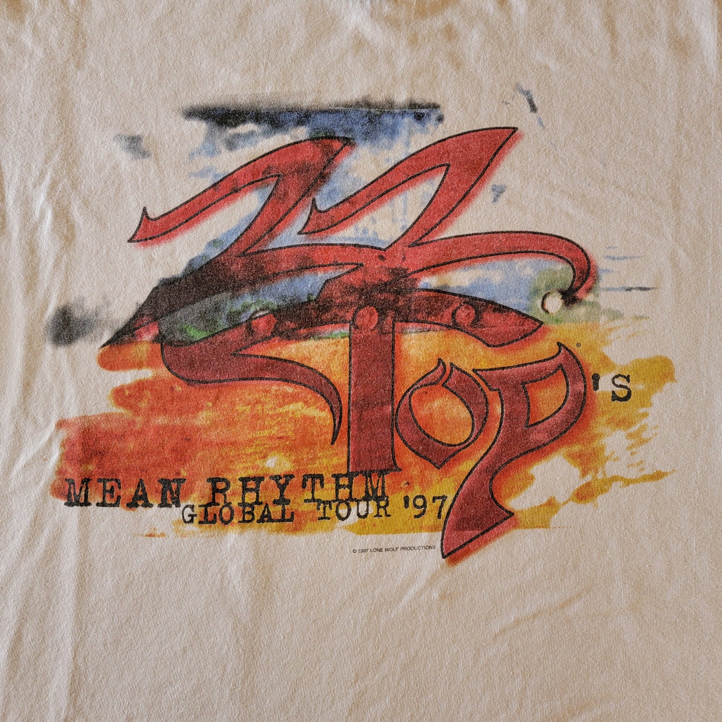 ZZ Top Mean Rhythm '97 Tour Shirt - Large