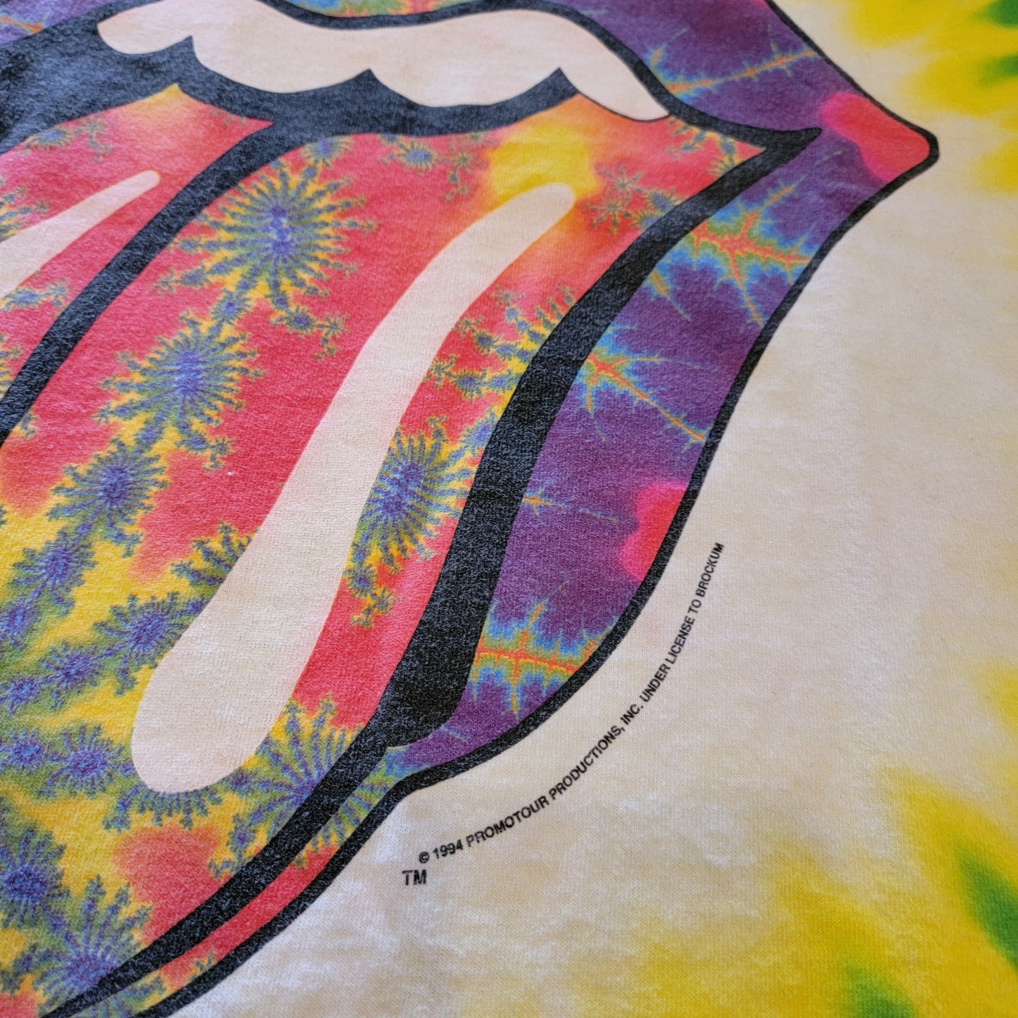 1994 Rolling Stones Tie Dye T-shirt - XL