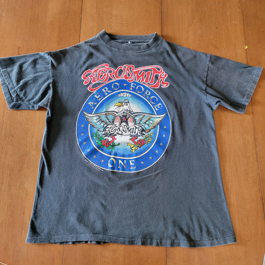 Vintage 1989 Aerosmith Pump Tour Shirt - Large