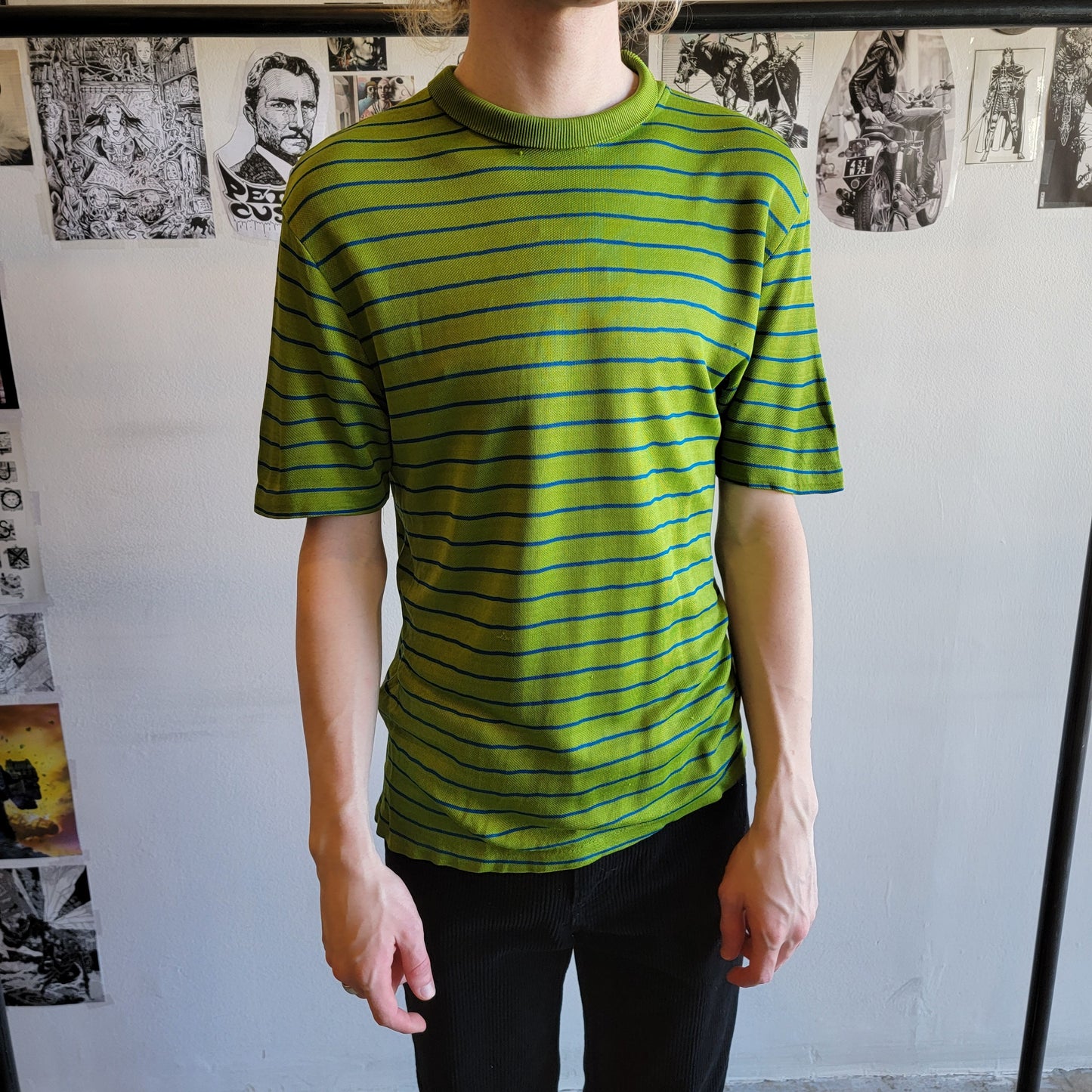 1960s Striped Tee - Small - Medium