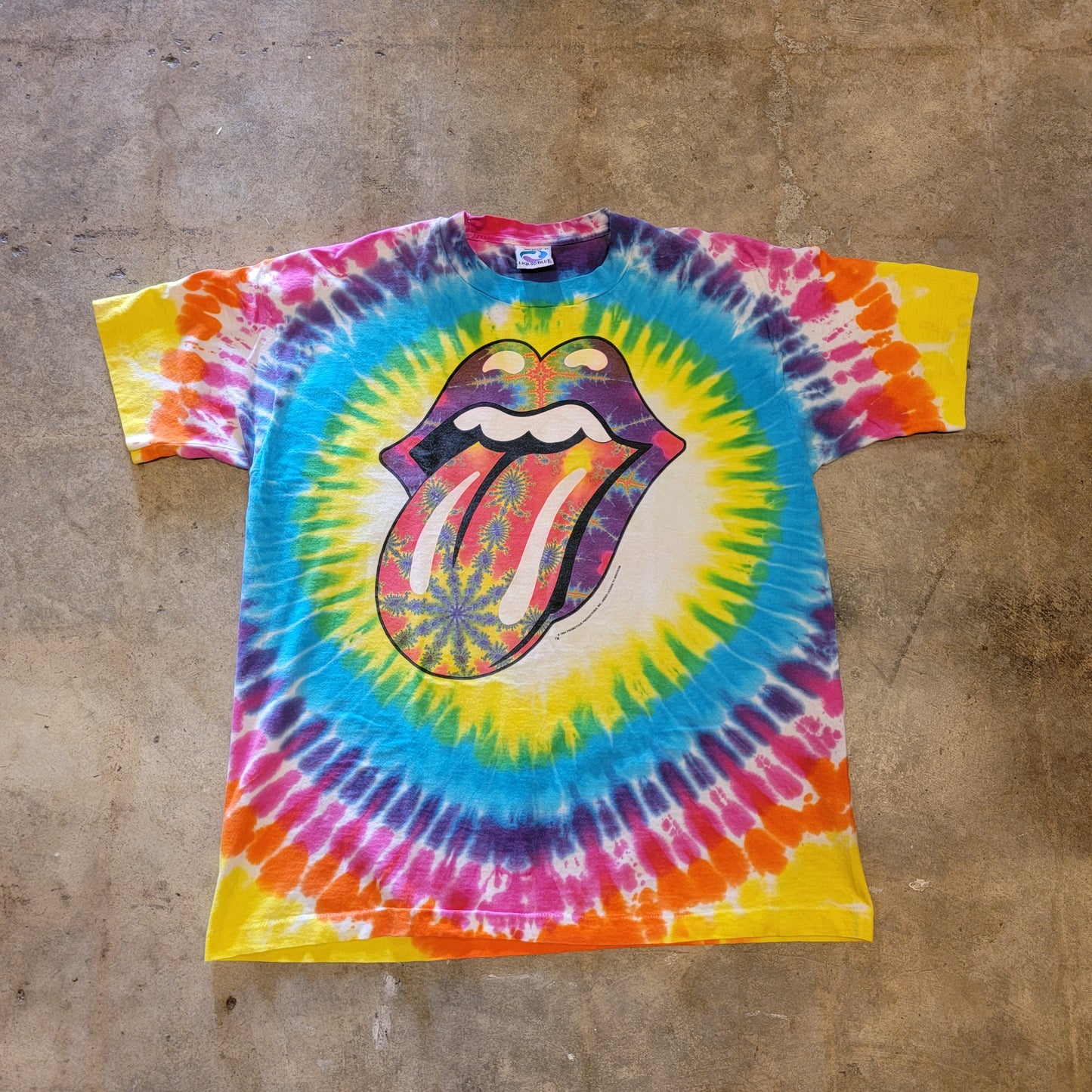 1994 Rolling Stones Tie Dye T-shirt - XL