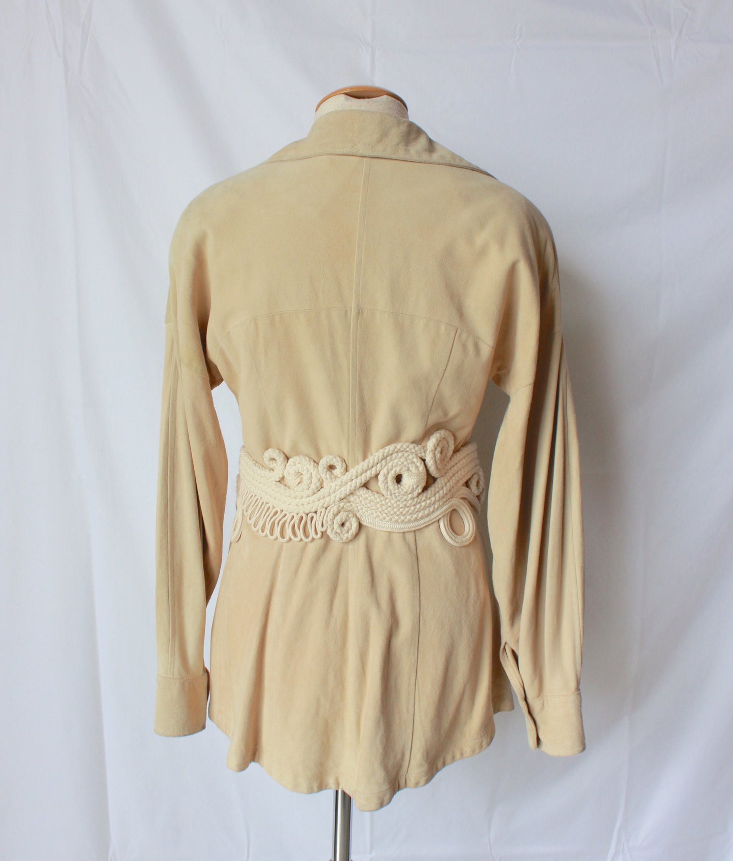 1980s Gianfranco Ferre Designer Suede Jacket