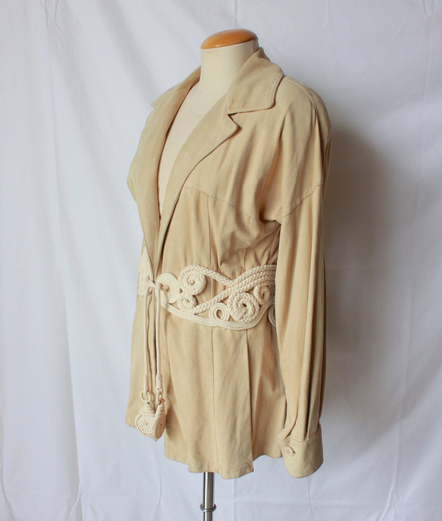 1980s Gianfranco Ferre Designer Suede Jacket