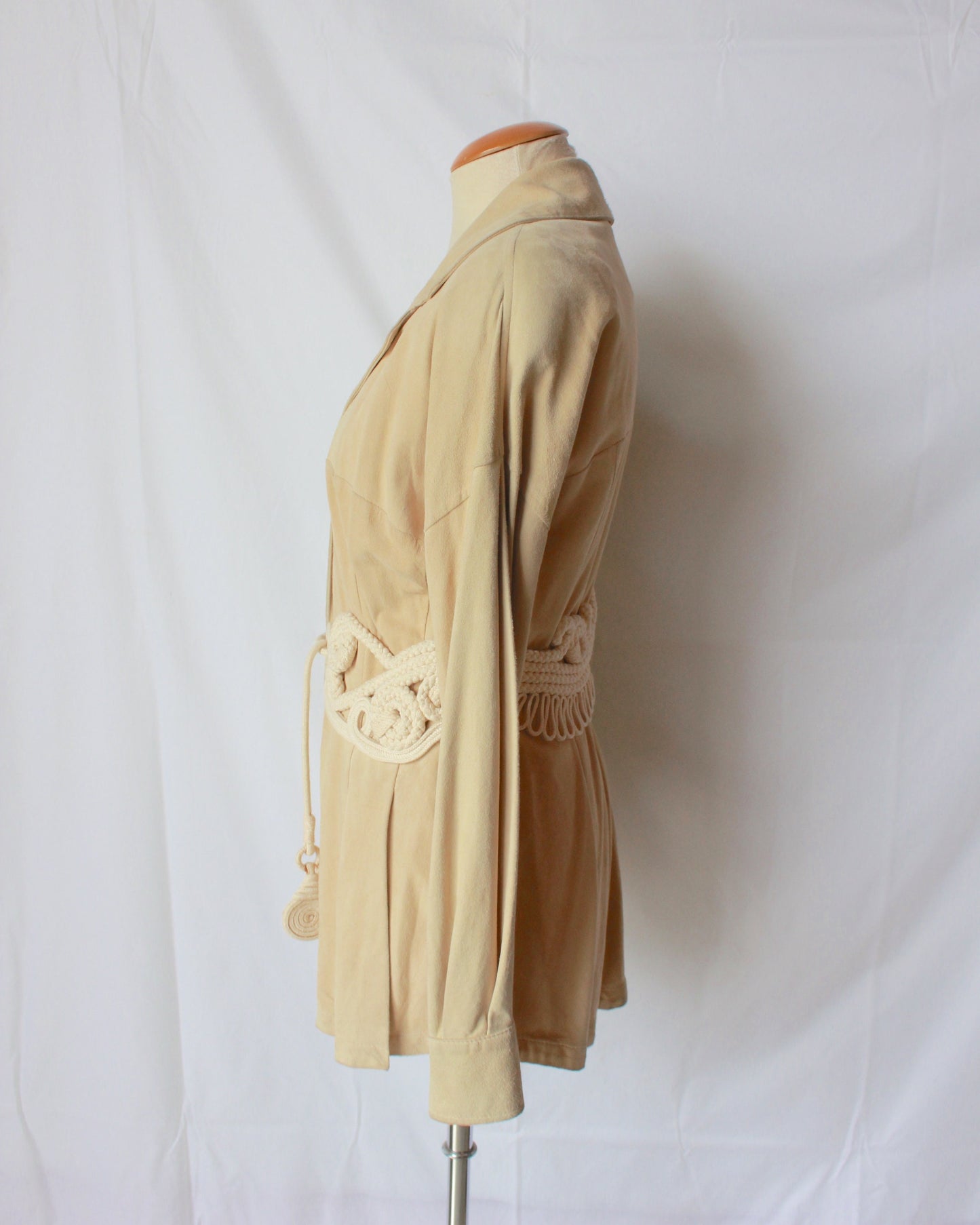 1980s Gianfranco Ferre Designer Suede Jacket