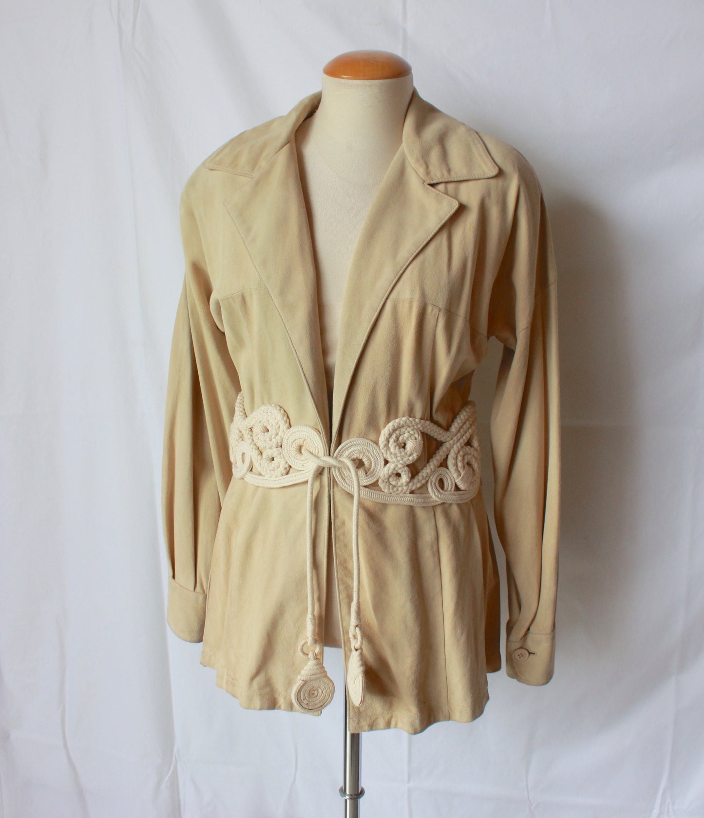 1980s Gianfranco Ferre Designer Suede Jacket