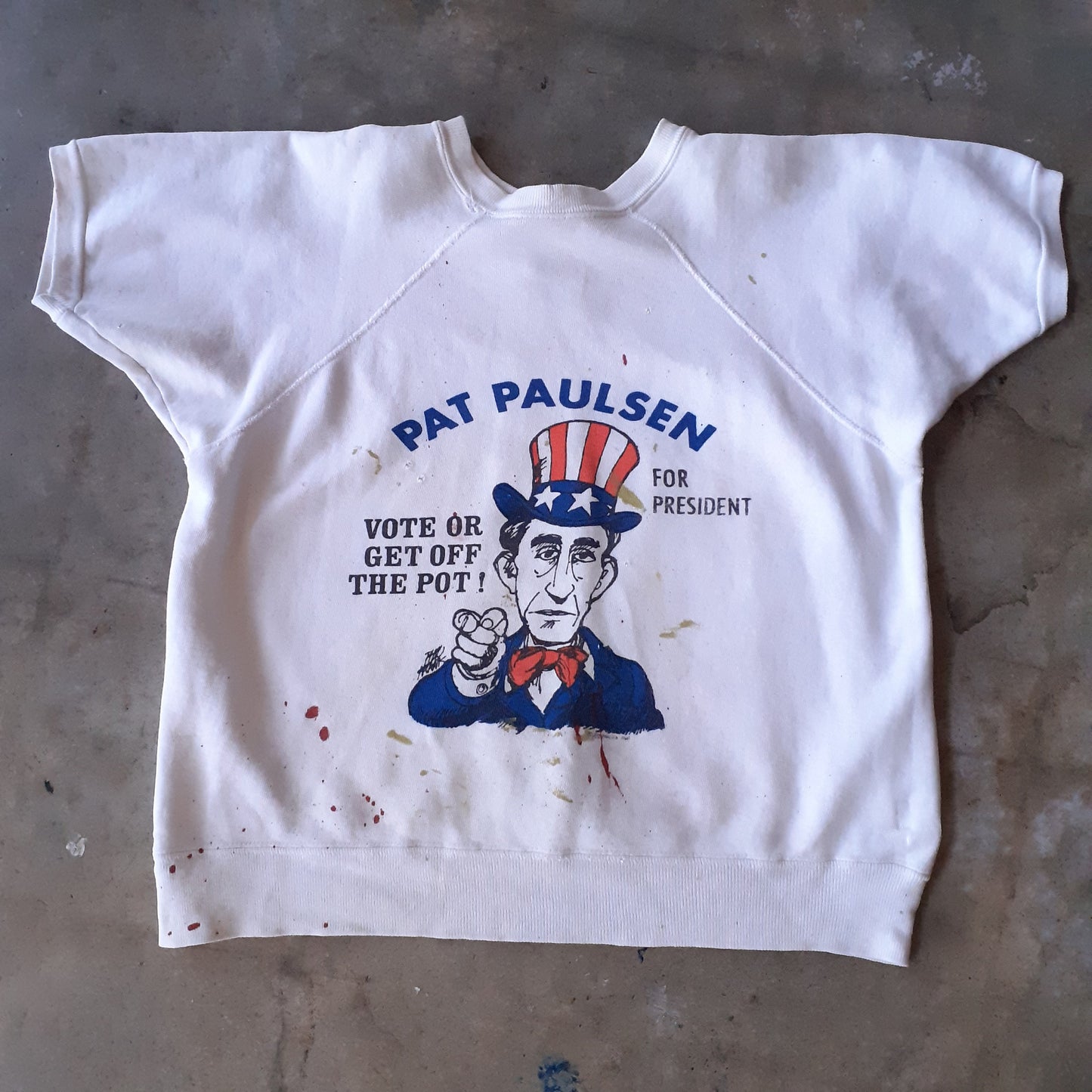 Pat Paulsen for President Short Sleeve Sweatshirt